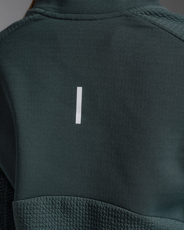 Ignition Hyper-Haptic 1/4 Zip Top - Dark Sage
