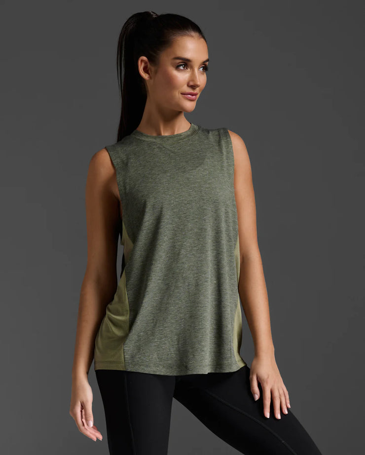 Motion Sport Mesh Tank - Hunter