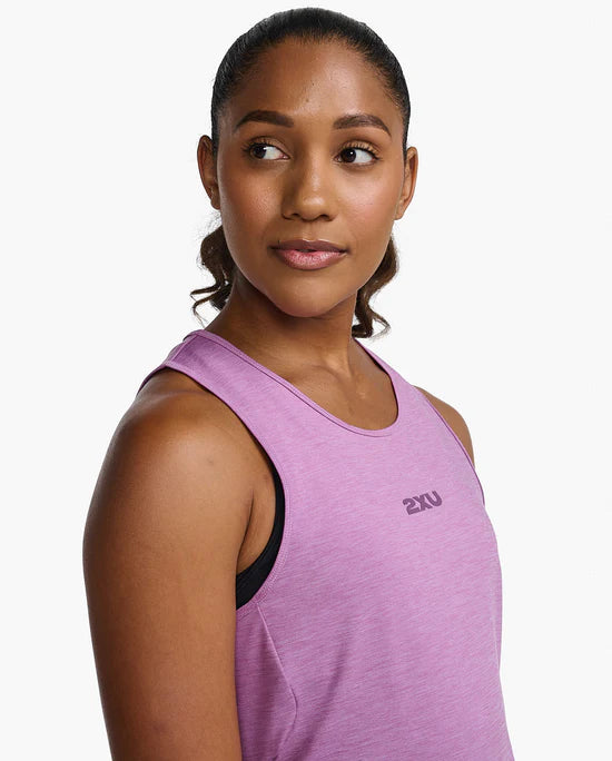 Designed with shaped front and back hem for maximum coverage when bending and stretching, the Motion Tank is made from a recycled durable, sweat-wicking fabric so you can give your all to any workout