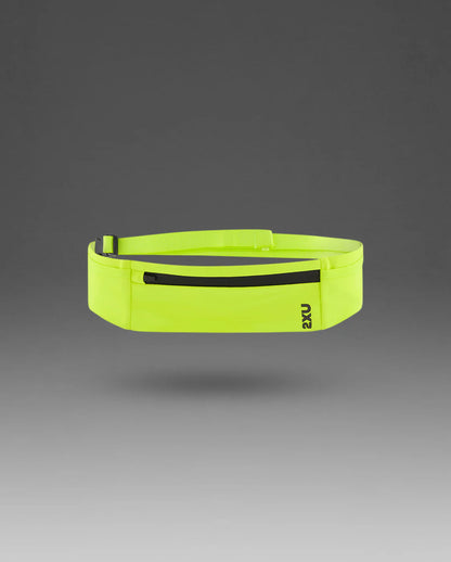 Designed with a soft comfortable stretch fabric, the Run Belt sits flat against the body with ample storage for a phone and keys in its secure zip pocket.