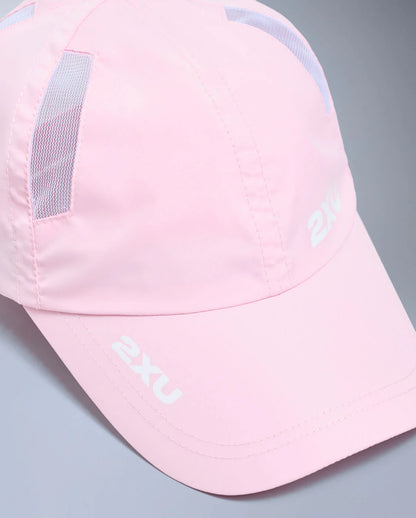 Run Cap - Pink Frost/White