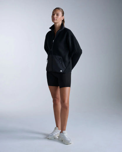 Sherpa Zip Fleece - Black