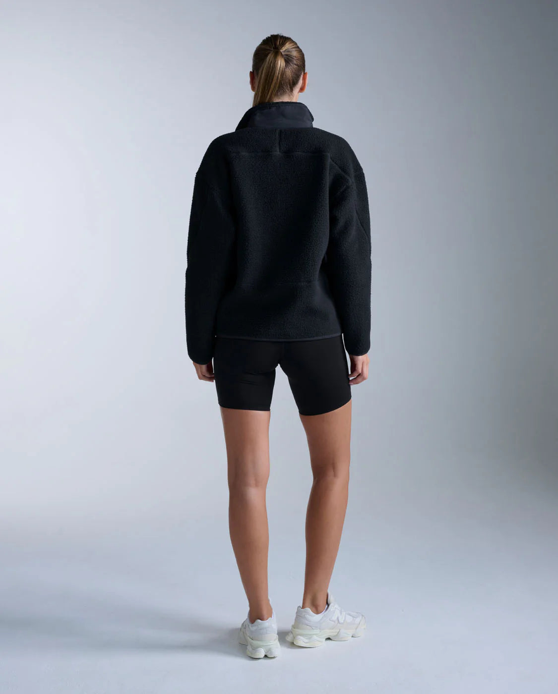 Sherpa Zip Fleece - Black