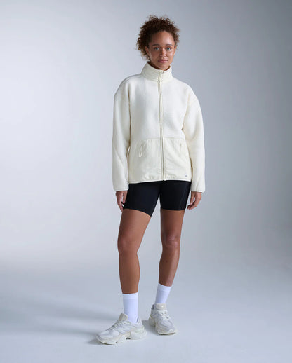 Suit up with this ultra soft Sherpa Fleece Full Zip Jacket, the recycled fleece with spliced woven panelling for movement, helps hold warm air in while letting moisture escape keeping you dry and comfortable during your daily adventures.