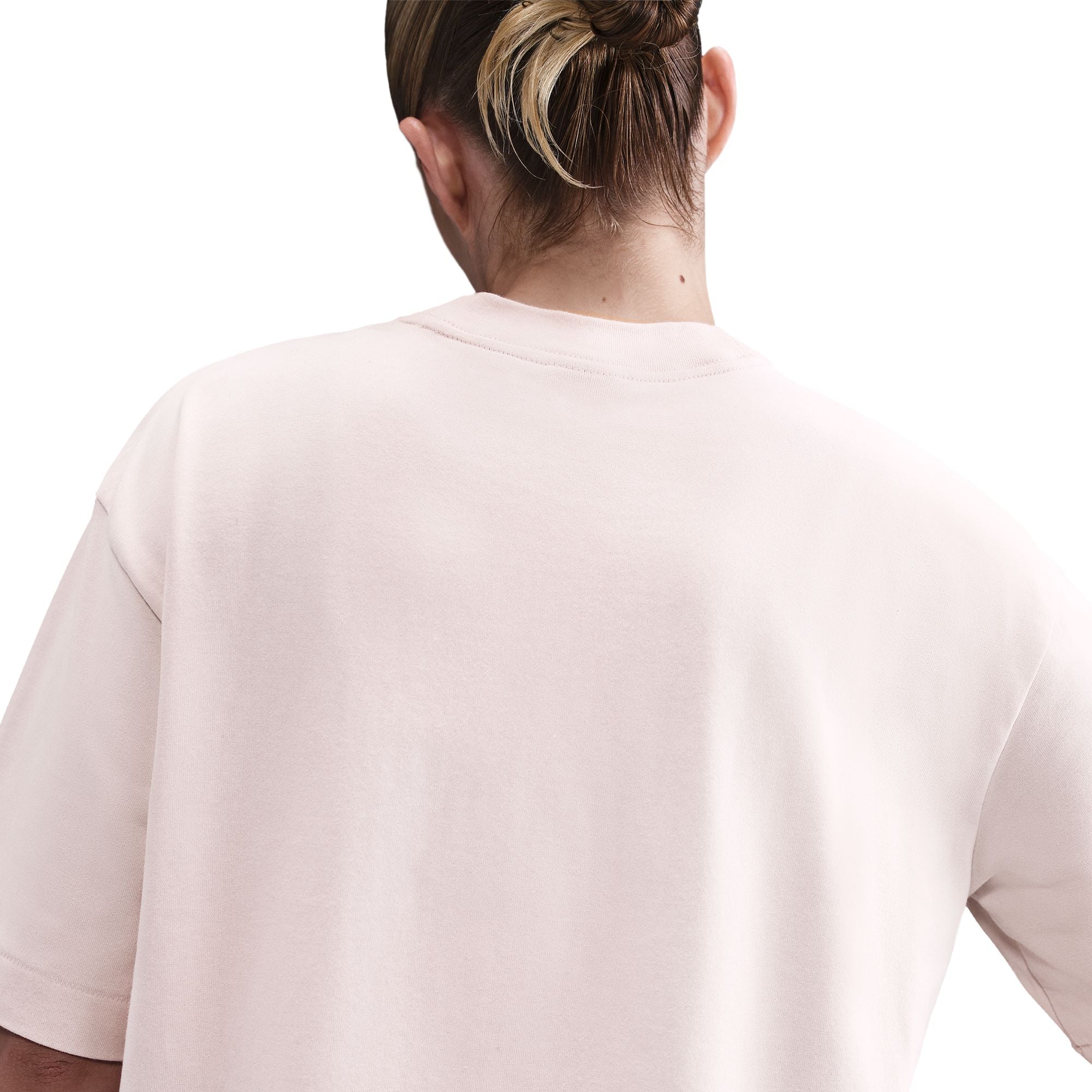 Midweight cotton and an oversized fit make for a soft, comfy tee.