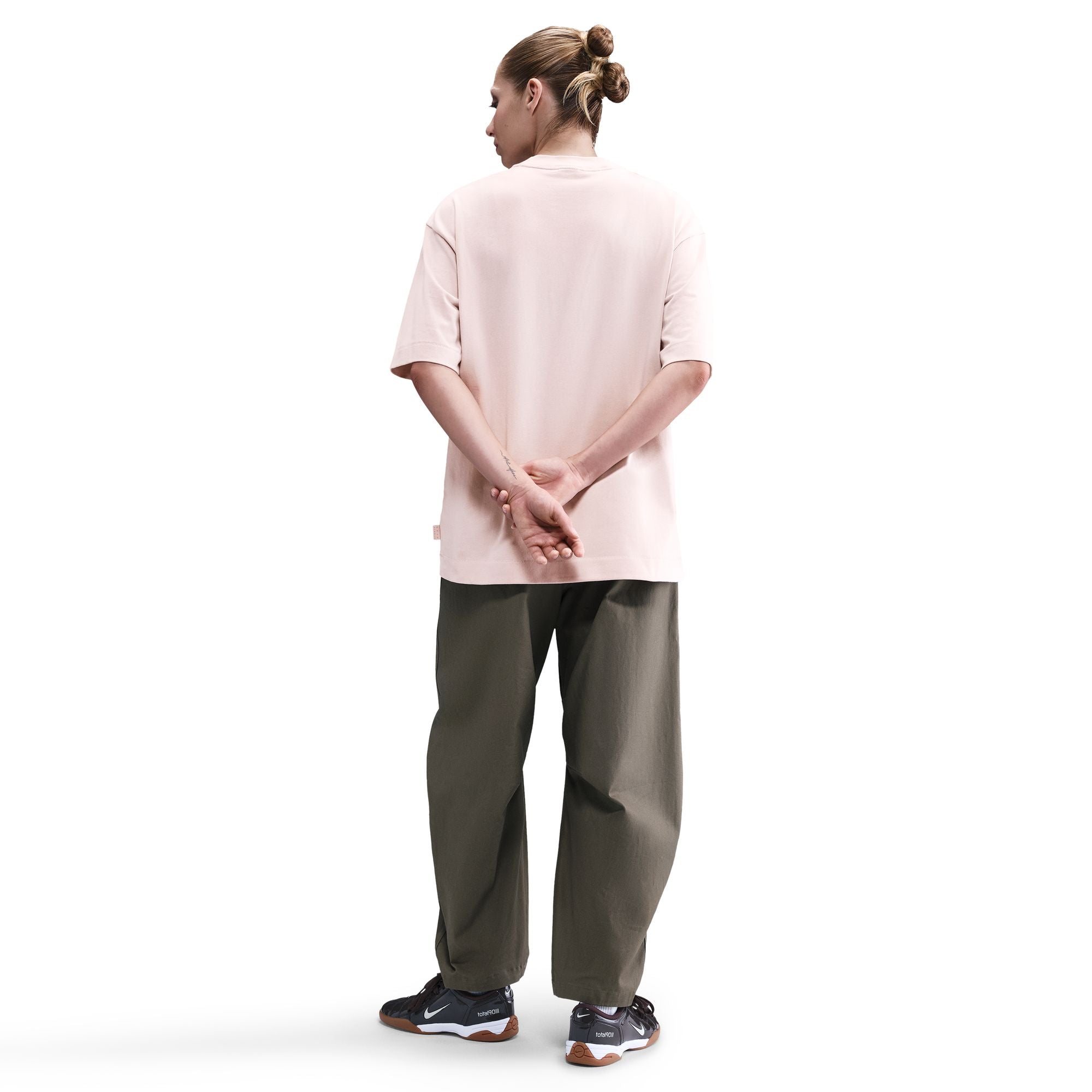 Midweight cotton and an oversized fit make for a soft, comfy tee.