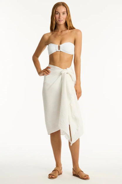 Sunset Frayed Sarong