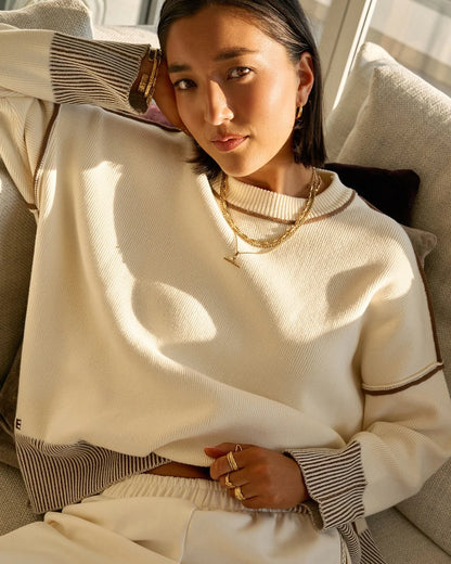 Aspen Knit Jumper - Snow