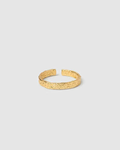 The Small Eros Textured Ring is a true beauty, both to wear and to style. With its shimmering textured surface and sleek design, it's the perfect piece to elevate your ring stack.