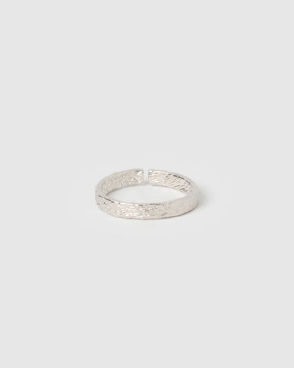 Eros Textured Ring - Small - Silver