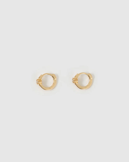 Nova Huggie Earrings - Gold