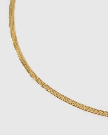 Sophisticated snake chain stacking made simple with the Sylvia Necklace. Complimenting any and every look, Sylvia is a staple in anyone's wardrobe