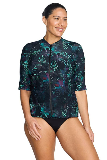Artesands Lunafleur Seurat Sunsafe 3/4 Seeve Top