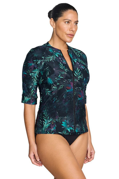 Artesands Lunafleur Seurat Sunsafe 3/4 Seeve Top