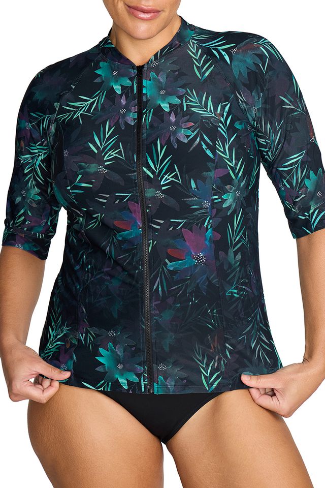 Artesands Lunafleur Seurat Sunsafe 3/4 Seeve Top