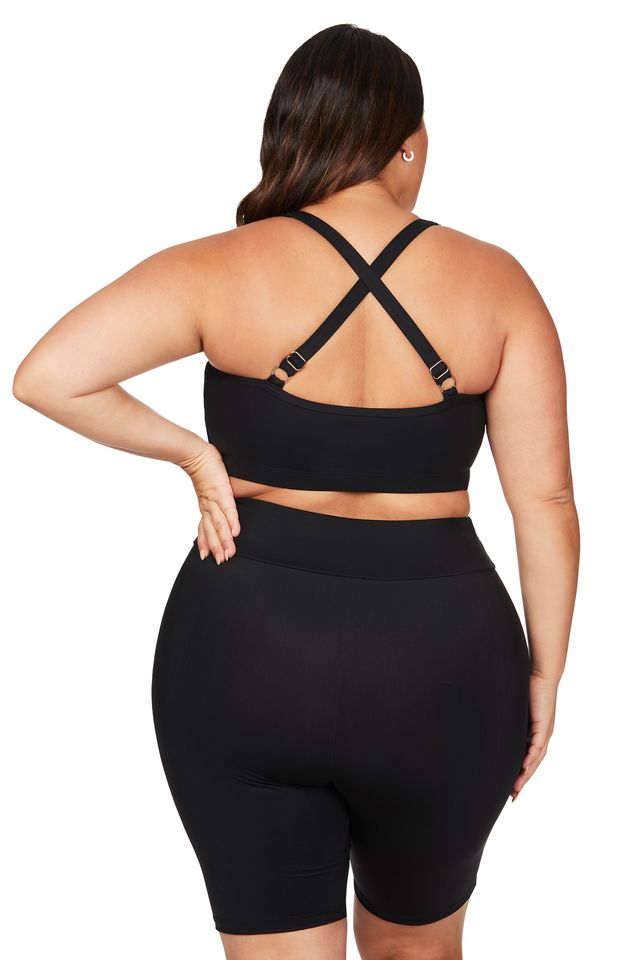 High Waist Active Pant - This curvy active bike pant is a specalised high waist pant. This high waist bike pant as a wide waist band for the tummy ultimate support