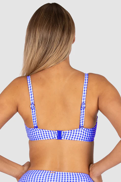 Riviera F Cup Tri Bikini Top - Sapphire