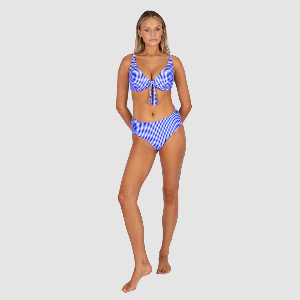 Riviera F Cup Tri Bikini Top - Sapphire