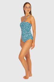 La Selva Bandeau One Piece Swimsuit - Belize