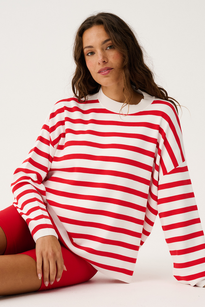 Rae Knit - Siren Stripe