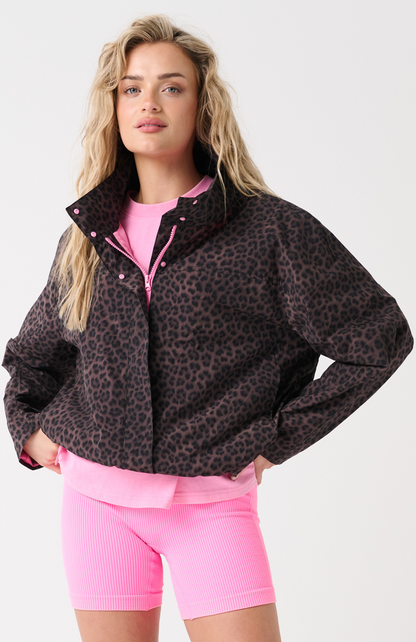 Beau Spray Jacket - Chocolate Leopard