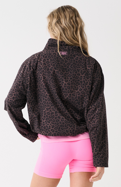 Beau Spray Jacket - Chocolate Leopard