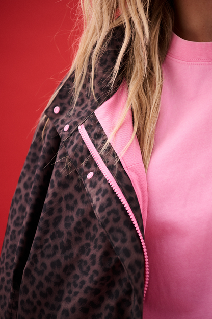Beau Spray Jacket - Chocolate Leopard