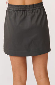 Georgia Mini Skirt -  Charcoal