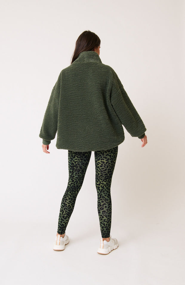 Pixie Legging - Khaki Leopard