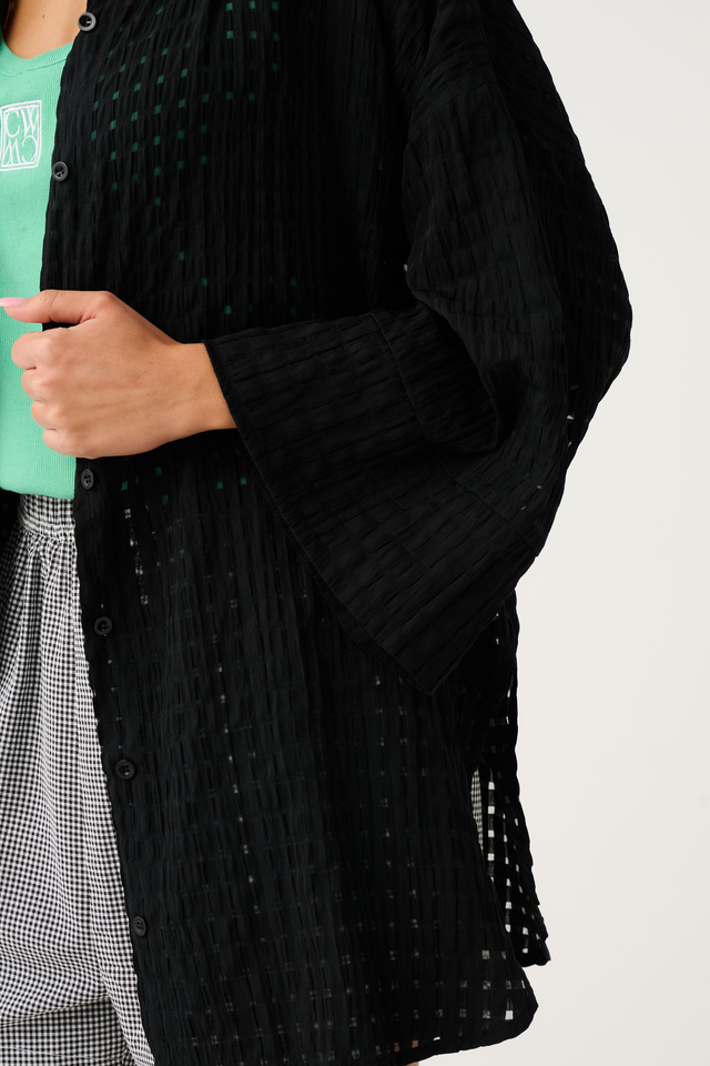 Stevie Kaftan-Black Weave
