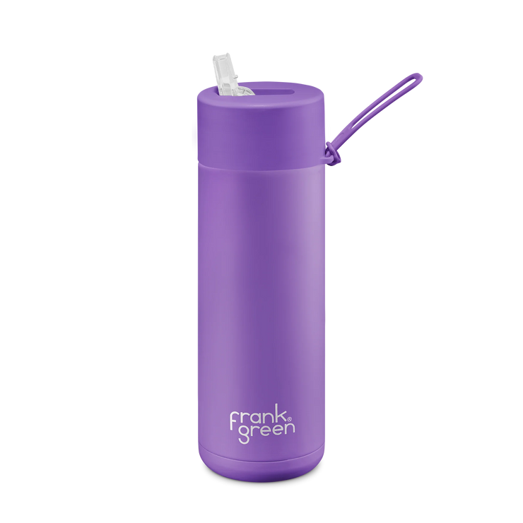 This is the ultimate reusable bottle experience. it looks beautiful, maintains the liquid temperature you desire for hours and tastes the way you intended (no nasty metallic flavour here). plus you can be confident knowing it won’t spill in your bag when you’re on the go.   regular: 20oz / 595ml   