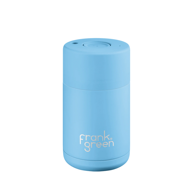 Frank Green Ceramic Reusable Cup - Regular - Sky Blue