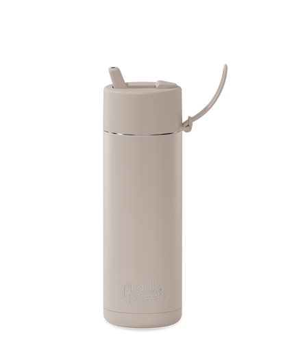 Frank Green Stainless Steel Ceramic Reusable Bottle - 595ml - Moon Dust