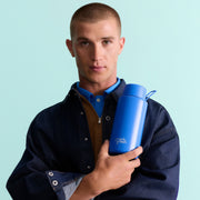 Multi-award-winning product design
Durable stainless steel bottle – made to last
BPA free, FDA & EU approved safe materials
Available with our easy-to-use straw lid
Dishwasher-safe lid. Base is handwash only
Microwave safe: No
