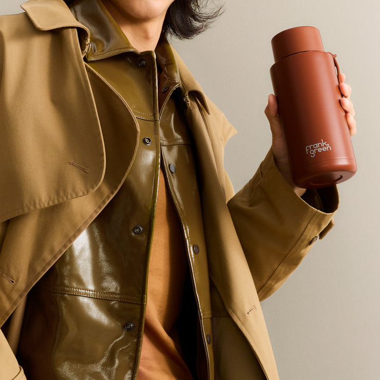 Multi-award-winning product design
Durable stainless steel bottle – made to last
BPA free, FDA & EU approved safe materials
Available with our easy-to-use straw lid
Dishwasher-safe lid. Base is handwash only
Microwave safe: No