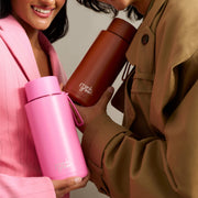 Limited Edition Ceramic Reusable 1 ltr Bottle with Straw - Bubblegum Blast