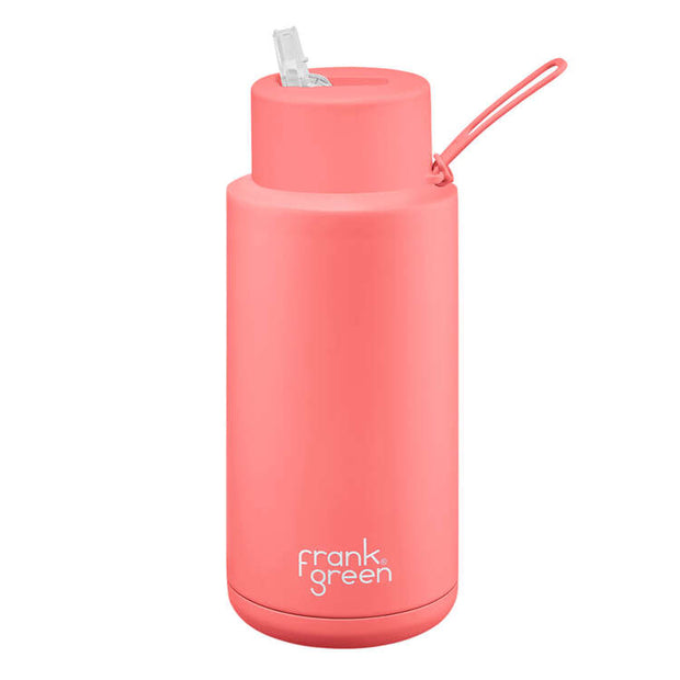 Multi-award-winning product design Triple wall vacuum insulated to retain heat or cold Durable stainless steel bottle – made to last Ceramic lined for a better taste experience BPA free, FDA & EU approved safe materials Available with our multi-award winning Push Button Lid, signature Straw Lid or our easy-to-use Flip Straw Lid!
