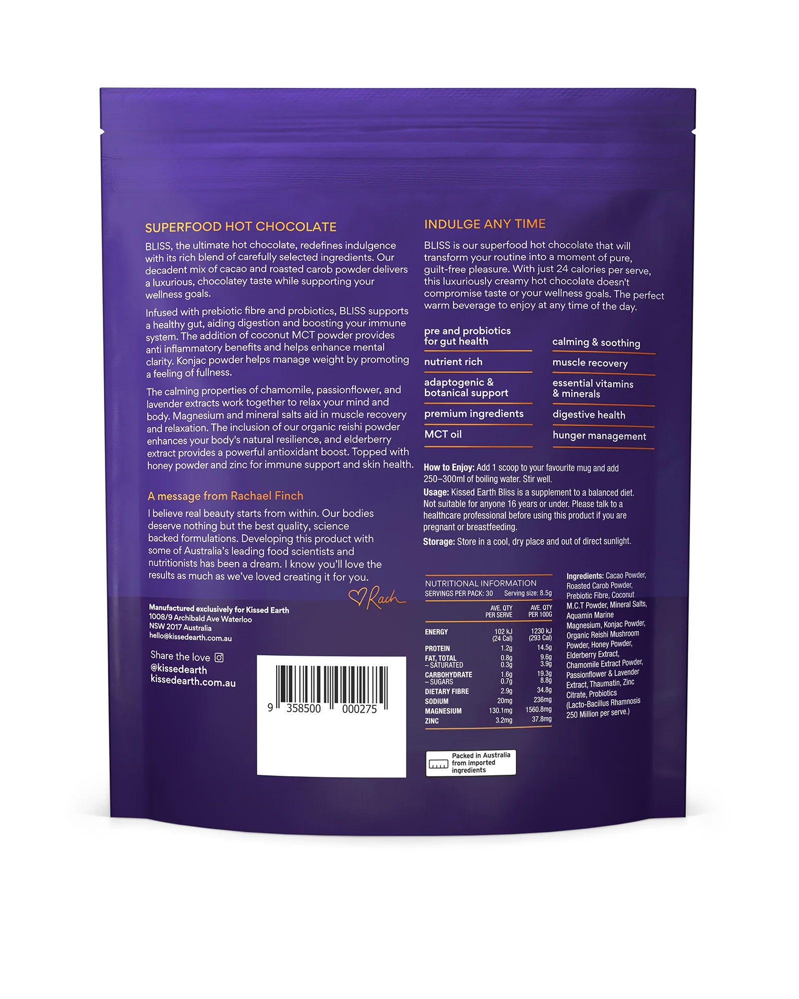 BLISS Superfood Hot Chocolate