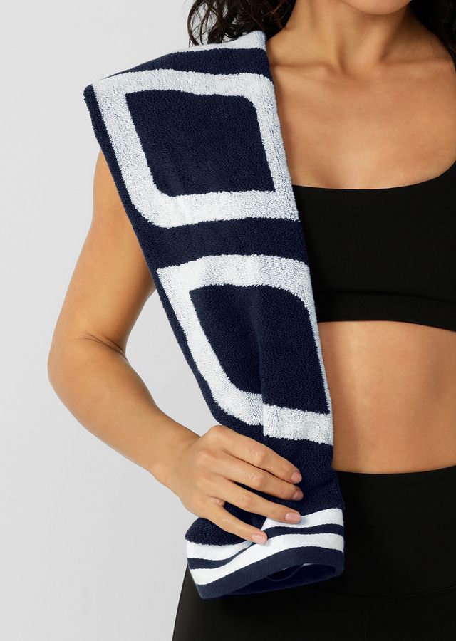 Icon Sweat Towel - Oxford Navy