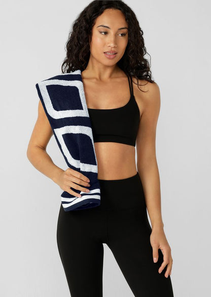 Icon Sweat Towel - Oxford Navy
