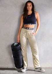With an active take on our beloved Flashdance Pant, these Active Flashdance Pants offer a modern twist on a classic favorite in taslon fabric for added comfort and durability. Wear these back with your activewear post-practice or pair back with your everyday wardrobe for an athleisure look.