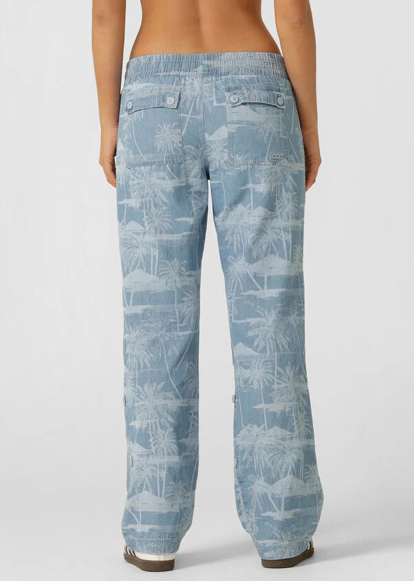 Premium Cotton Denim Layering Piece
Limited Edition All-Over Aloha Blues Print
Multi Pocket Flashdance Design
Mid to Low Rise Waistband
Elastic Waistband with Drawcord Adjustability