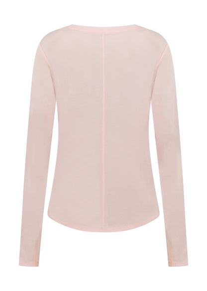 Amy Dynamic Active Long Sleeve Top - Arctic Pink