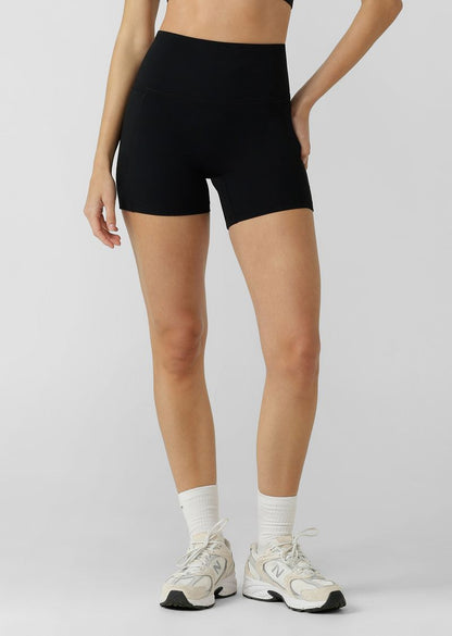 2cm inseam length
No front seam for added comfort
Flattering high rise waistband with stomach support
Soft fold front for unrestricted movement
Stabilising hidden rubber edge at the back waistband
Side pockets to stash your essentials
Reflective iconic logo for added nighttime visibility