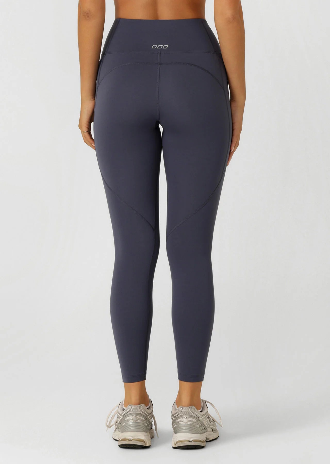Amy Phone Pocket Ankle Biter Tech Leggings - Ash Blue