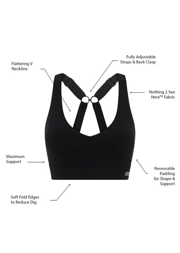 Amy Sports Bra - Black