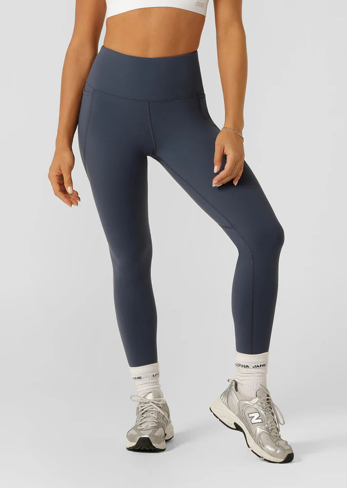 Ultra Amy Thermal tech Ankle Biter Leggings - Ash Blue