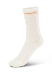 Embrace winter style and comfort in the Cable Knit Crew Socks! Designed to be worn out for the perfect athleisure look, as well as just lounging at home, these crew length socks are crafted from our breathable cotton blend cable knit for all day wear.