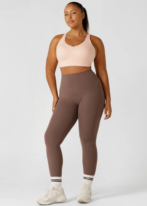 Engineered for unmatched comfort and maximum support, this sports bra is designed with soft moulded foam cups that encapsulate the larger bust, providing 360* support and higher coverage. Perfect for all workouts - from yoga to HIIT.