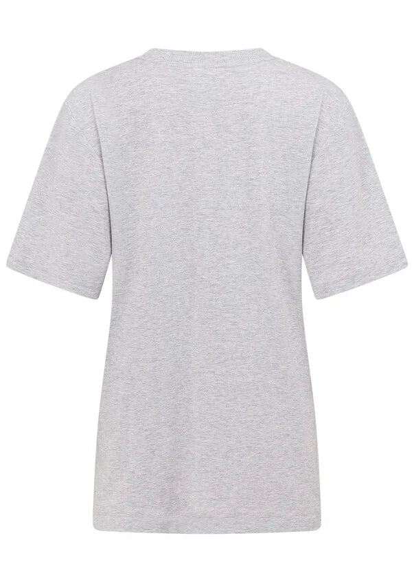 Faculty Relaxed Fit Tee - Grey Marl